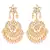 White kundan rose gold necklace sets