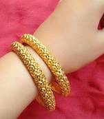 Copper Gold Lookalike 2.6 inch Bangle Set