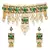 Green kundan rose gold necklace sets