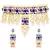 Blue kundan rose gold necklace sets