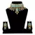 Turquoise kundan rose gold necklace sets