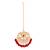 Red kundan rose gold necklace sets