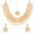 White kundan rose gold necklace sets
