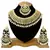White kundan rose gold necklace sets