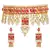 Red kundan rose gold necklace sets
