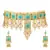 Turquoise kundan rose gold necklace sets