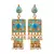 Turquoise kundan rose gold necklace sets