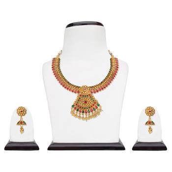 khetlazee gold plated multicolor south indian jewellery for women and girls 2