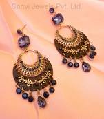 Blue & Black Designer Earrings