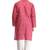 Ada Hand Embroidered Onion Pink Cotton Lucknow Chikankari Men's Kurta