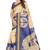 Multicolor printed bhagalpuri cotton silk saree with blouse pack of-2 sarees