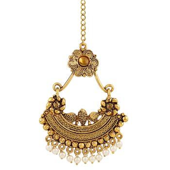 Gold Maang Tikka 3