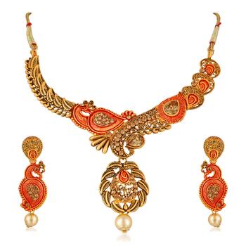 Orange Necklaces 1