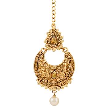 Gold Maang Tikka 3