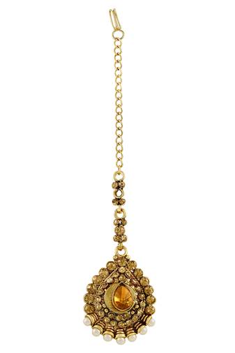 Gold Maang Tikka