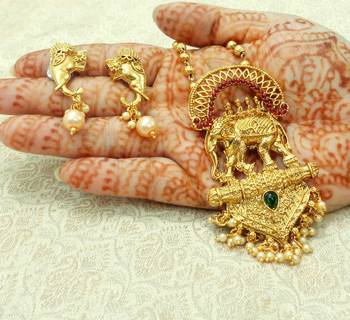 Multicolor gold plated pendants 1