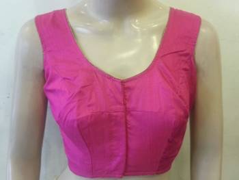Fuschia pink handwork blouse 2