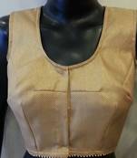 Stunning golden net and silk blouse