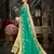 Manohari Green Embroidered Art Silk Saree with Blouse 