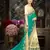 Manohari Green Embroidered Art Silk Saree with Blouse 