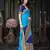Manohari Blue Embroidered Georgette Saree with Blouse 