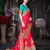 Manohari Red Embroidered Art Silk Saree with Blouse 