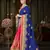 Manohari Blue Embroidered Art Silk Saree with Blouse 