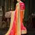 Manohari Orange Chiffon Saree with Blouse 