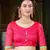 Manohari Orange Chiffon Saree with Blouse 