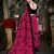 Manohari Pink Embroidered Georgette Saree with Blouse 