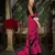 Manohari Pink Embroidered Georgette Saree with Blouse 