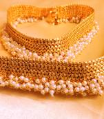 Elegant Polki Pearl Payal