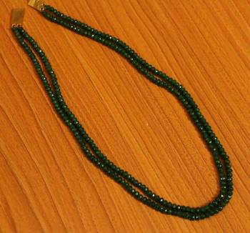 Green Onyx 2 Line Semi Precious Necklace 2