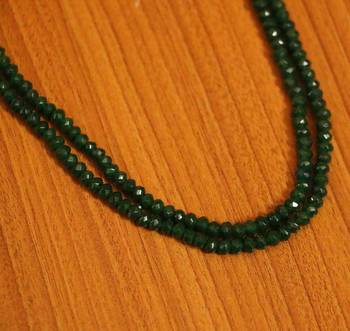 Green Onyx 2 Line Semi Precious Necklace 3