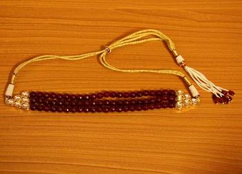Ruby Kundan Meenakari Choker Necklace 1
