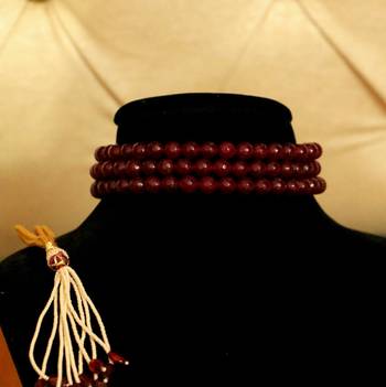 Ruby Kundan Meenakari Choker Necklace 2