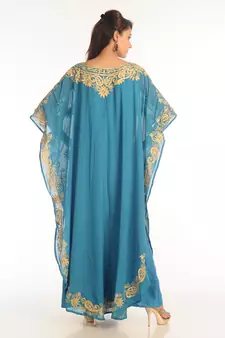 Phirozy Georgette Kaftan With Zari Work