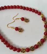 Handmade Antique Beaded Necklace Set