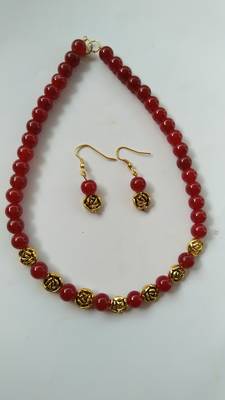 Handmade Antique Beaded Necklace Set 2
