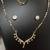 Gold Plated American Diamond Mangalsutra Pendant Necklace Earring Set, Jw11