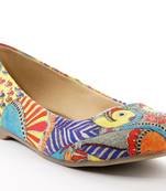 Women's Multicolor Casual Synthetic Mesh Ballerinas Shoe