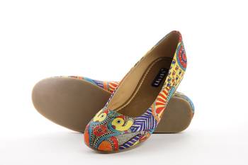 Women's Multicolor Casual Synthetic Mesh Ballerinas Shoe 4