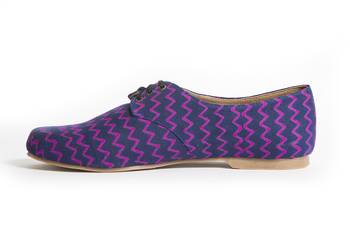 Women's Pink EVA Fabric Oxfords Shoe 2