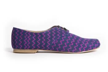 Women's Pink EVA Fabric Oxfords Shoe 3