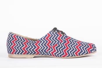 Women's Blue EVA Fabric Oxfords Shoe 3
