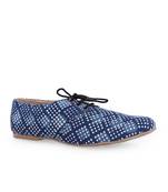 Women's Blue EVA Fabric Oxfords Shoe