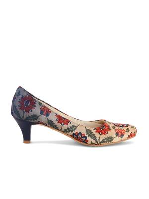 Women's Multi Color Croslite Sole Material Ballerinas Low Heel Sandal 3
