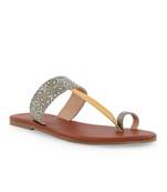 Women Multicolour TPR Sole Material kolhapuris Chappal