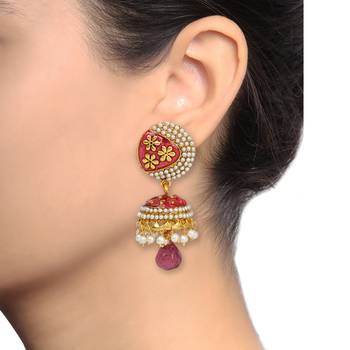 Pink earrings 2