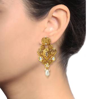 White earrings 2